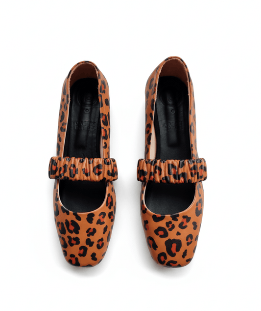Elena Print Leopard Ballerina